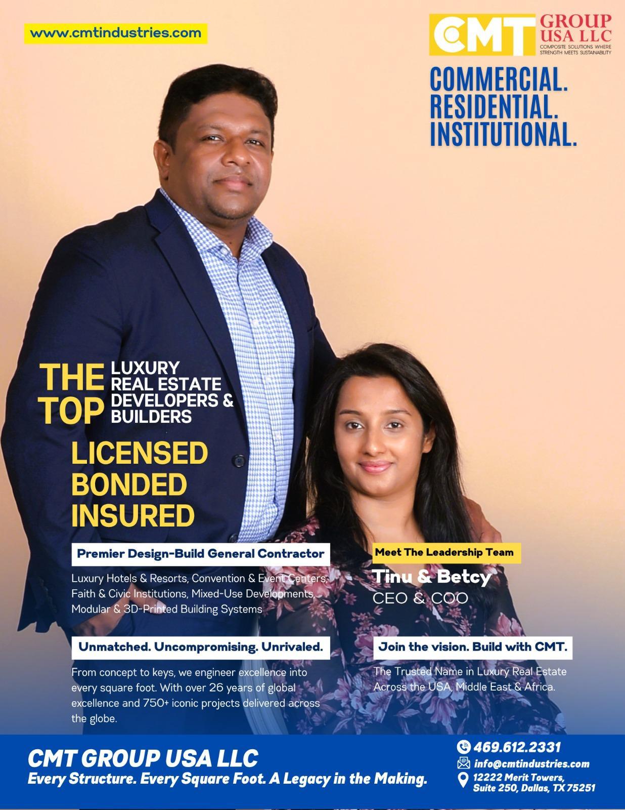 Engineering with Intelligence: CMT Group USA LLC’s Industry Leadership, Expertise, and Vision